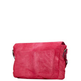 ヴァレンティノ 斜め掛け ショルダーバッグ ピンク ハラコ レザー レディース VALENTINO 【中古】